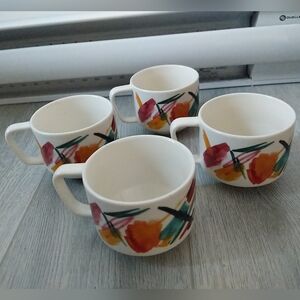 Starbucks Artisan Series A Story Of Baristas 12 oz Mugs 2015 0508 Set of 4